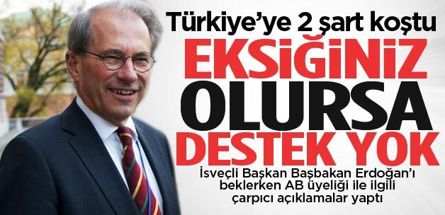 AB için İsveç'ten Türkiye'ye iki şart