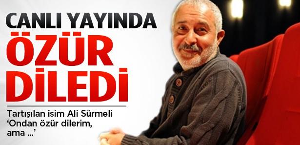 Ali Surmeli Den Canli Yayinda Ozur Unlulerin Dunyasi Haberleri