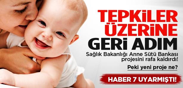 Bakanlık Anne Sütü Bankası projesini rafa kaldırdı!
