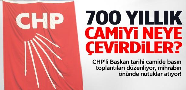 CHP 700 yıllık camiyi kütüphane yaptı