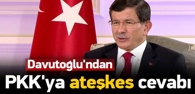 Davutoğlu'ndan PKK'nın 'planına' cevap