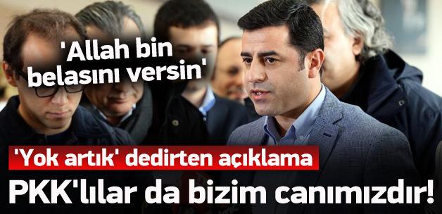 Demirtaş: PKK'lılar da bizim canımızdır