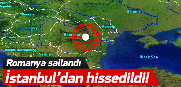 Deprem İstanbul'dan da hissedildi
