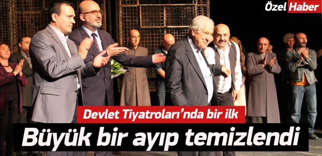 Devlet Tiyatrosu'nda ilk: Pakdil ayıbı temizlendi!