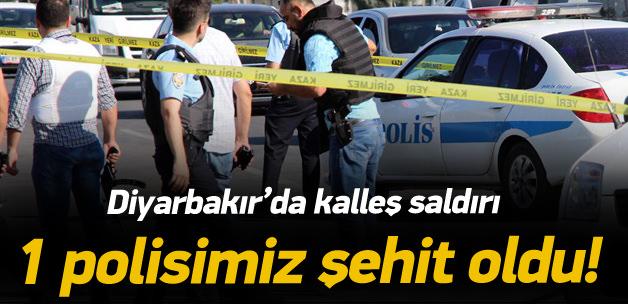 Diyarbakır'da hain saldırı: 1 şehit