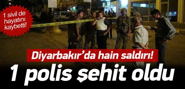 Diyarbakır'da hain saldırı: 1 şehit!