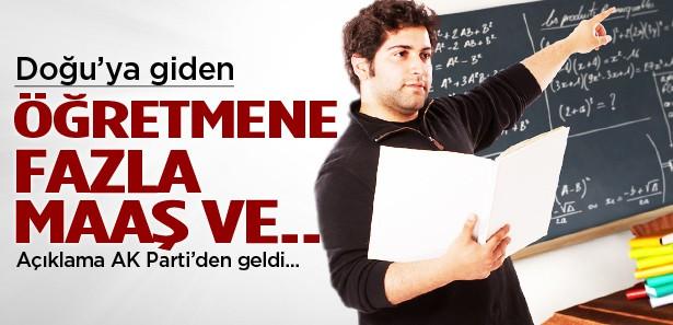 Doğu'ya giden öğretmene yeni imkanlar
