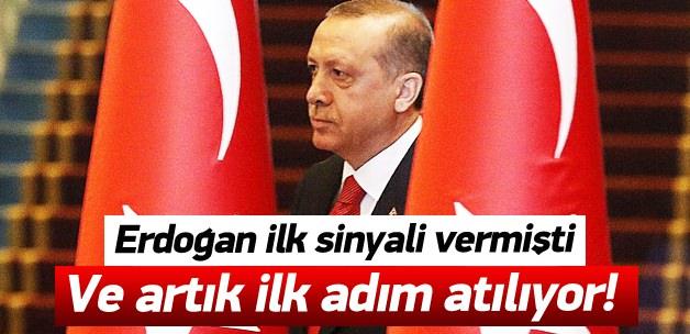 Erdoğan sinyali verdi, harekete geçiyor