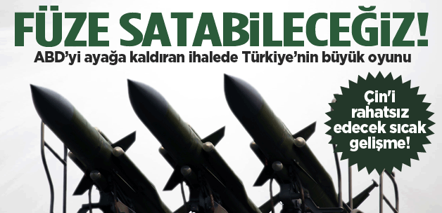Füze ihalesinde kritik gelişme