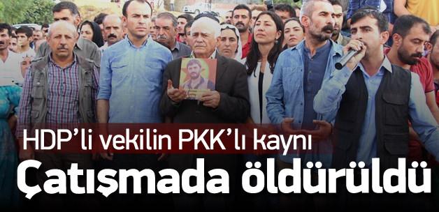 HDP'li vekilin kayınbiraderi çatışmada öldürüldü