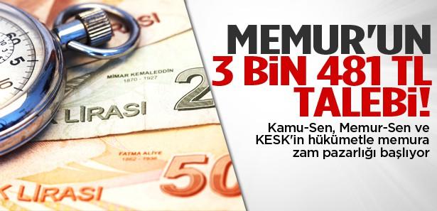 Hükümet ile memurların zam pazarlığı başlıyor