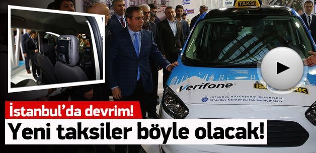 İstanbul'da yeni taksiler böyle olacak!