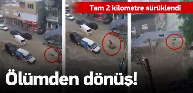 Izmir In Gobeginde Sel Sularinda Olumden Donus Guncel Haberleri