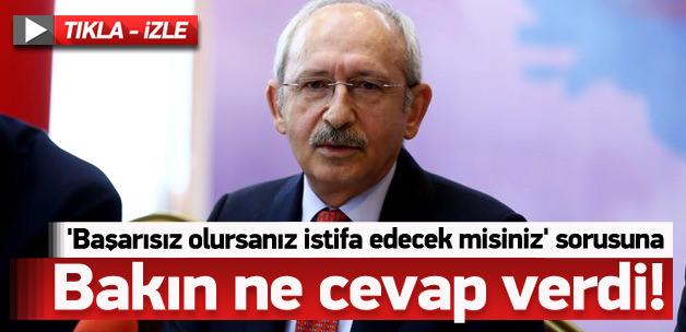 Kılıçdaroğlu'ndan istifa sorusuna kaçamak cevap