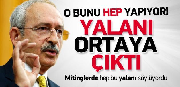 Kılıçdaroğlu'nun bir yalanı daha ortaya çıktı