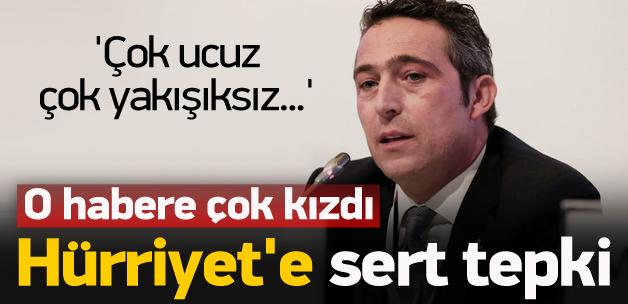 Koç'tan Hürriyet'in haberine sert tepki