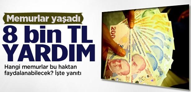 Memura 8 bin TL evlilik yardımı