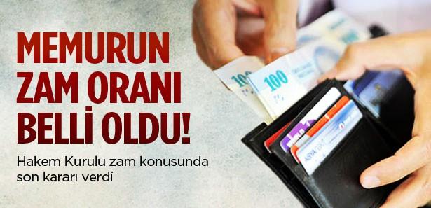 Memurun beklediği zam kararı açıklandı