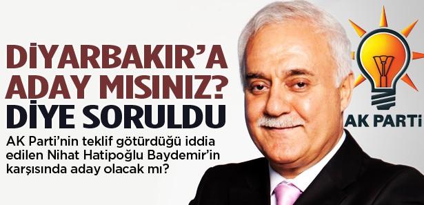 Nihat Hatipoğlu'na 'aday mısınız' diye soruldu