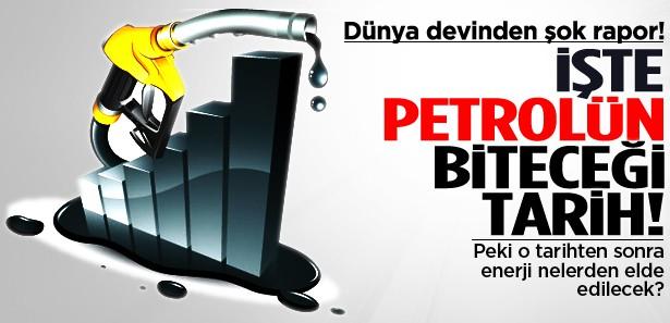 Petrolün saltanatının son bulacağı tarih!