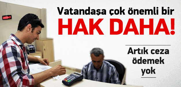 Tüketiciye çok önemli bir hak daha