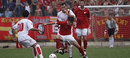 Bosna'da olaylı maç yarım kaldı