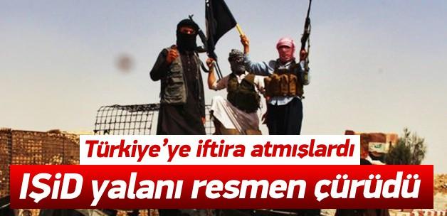 Türkiye'ye yönelik atılan IŞİD yalanı çöktü!