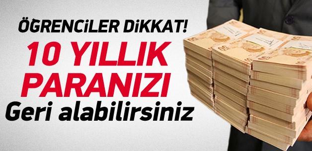 Yüzbinlerce üniversite öğrencisine müjde