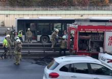 Bayrampaşa'da metrobüste yangın