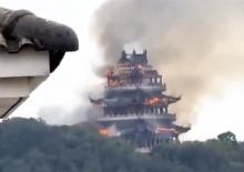 1500 yıllık tapınak alev alev yandı