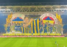 Fenerbahçe taraftarından derbiye özel koreografi!