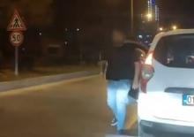 Trafikte yumruklu saldırı! Ş&uuml;pheli tutuklandı