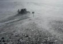 Aniden bastırdı! Trabzon'da kar fırtınası! 