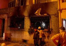 Kadık&ouml;y'de yangın: 1'i ağır 8 kişi yaralandı