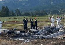 &Uuml;nl&uuml; şarkıcının &ouml;ld&uuml;ğ&uuml; u&ccedil;ak kazasının yeni g&ouml;r&uuml;nt&uuml;leri ortaya &ccedil;ıktı