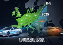 Benzinli ara&ccedil; saltanatı bitiyor: Avrupa'da elektrikli modeller zirveye yerleşti