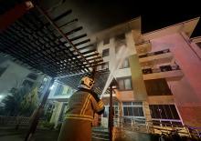 Karaman'da korkutan yangın! Hastaneye kaldırıldılar