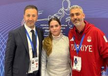 G&uuml;rcistan'da zafer bizim! Milli sporcumuzdan altın madalya