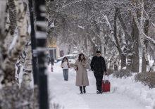 Erzurum'da taşımalı eğitime kar engeli