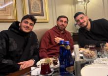 Beşiktaşlı futbolcuların aileleri beraber iftar yaptı