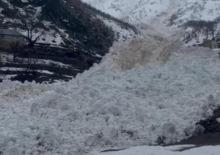 &Ccedil;ığ paniği: K&ouml;y halkı faciadan d&ouml;nd&uuml;