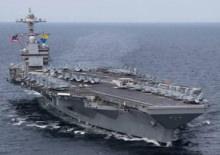 ABD'ye ait u&ccedil;ak gemisi USS Gerald Ford 