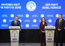 CHP Genel Başkanı &Ouml;zg&uuml;r &Ouml;zel, DEM Parti'yi ziyaret etti
