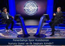 Kim Milyoner Olmak İster&rsquo;de 1 Milyon TL&rsquo;lik final sorusu Fenerbah&ccedil;e&rsquo;ye &ccedil;ıktı!