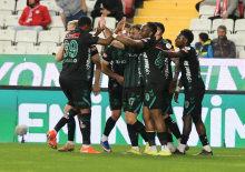Konyaspor, Antalya'da 2 golle g&uuml;ld&uuml;