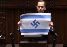 Polonya parlamentosunda İsrail'e Nazi semboll&uuml; tepki: İsrail yeni &Uuml;&ccedil;&uuml;nc&uuml; Reich'tir