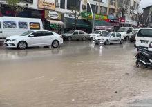 Tokat'ta sağanak etkili oldu