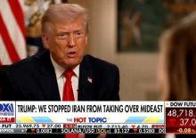 Trump'tan bomba a&ccedil;ıklama! İtiraf gibi s&ouml;zler: İran savaşını başlatmak zorunda kaldım