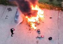  Diyarbakır&rsquo;da site i&ccedil;inde korkutan yangın