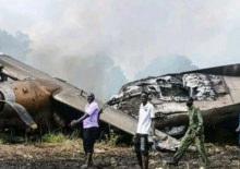 G&uuml;ney Sudan'da yolcu u&ccedil;ağı d&uuml;şt&uuml;: &Ccedil;ok sayıda &ouml;l&uuml; var